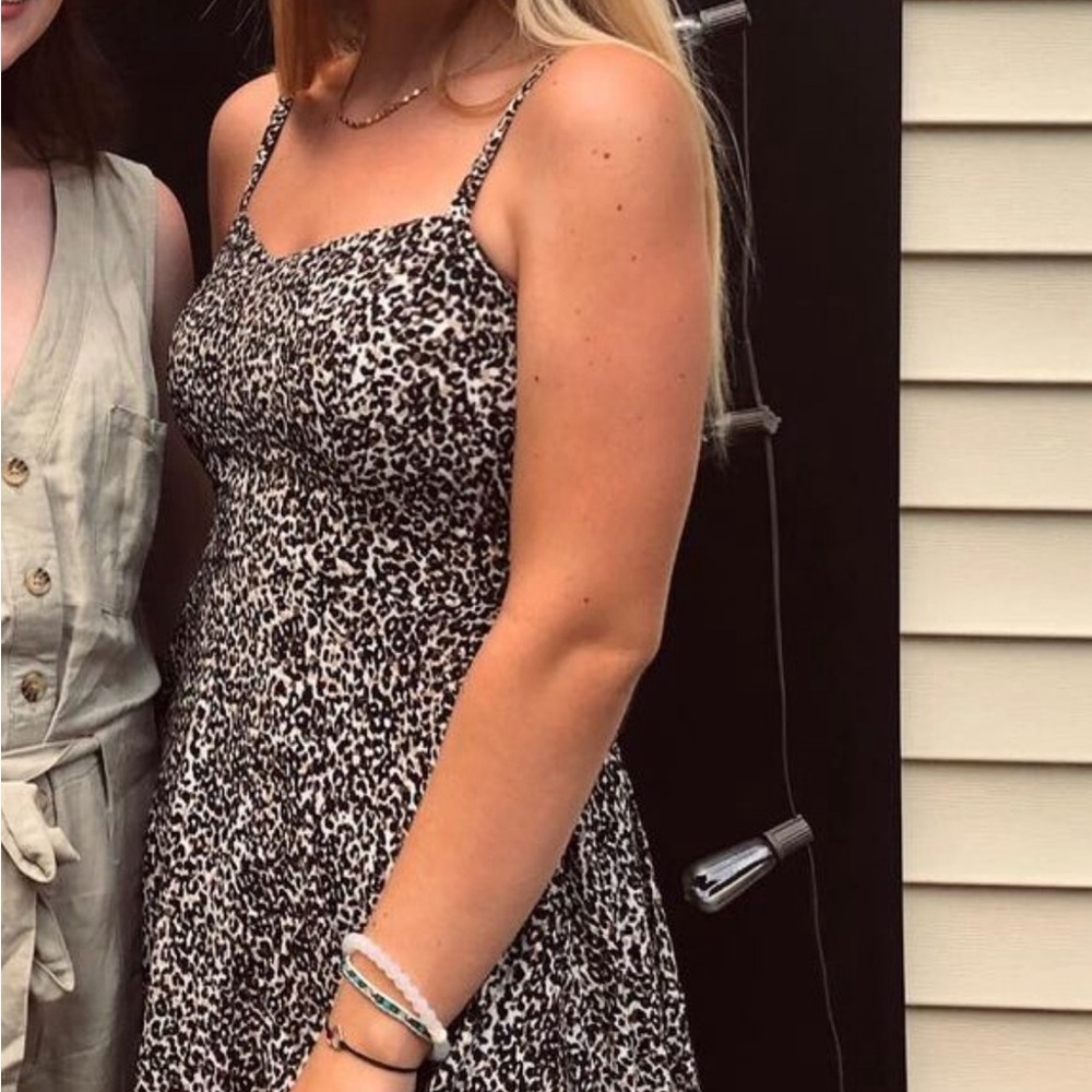 Cheetah print dress